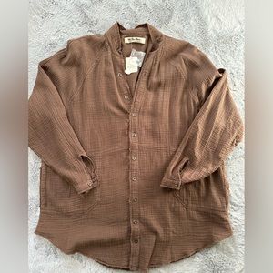 We The Free oversized shirt Size M